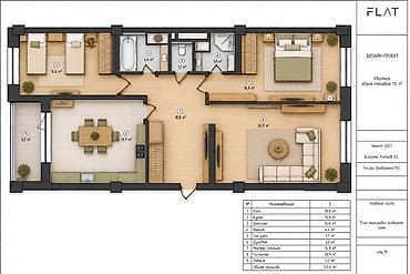 Продажа квартир: 3 комнаты, 112 м², Ала-Арча ТРЦ 5 этаж, Дизайнерский ремонт — 14