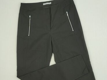 woskowane spodnie orsay: Material trousers for women, size S (EU 36)