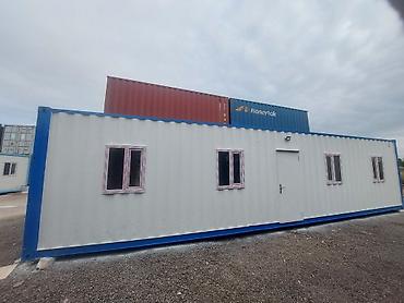 12 metrlik konteyner: 2.40 x 12.00 metr dəmir ofis konteyner. divarlar Alcipan tavan lambir — 2