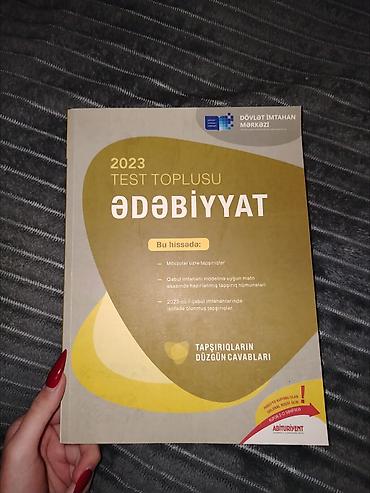 velo satışı: Məhsul: “Ədəbiyyat – 2023 Test Toplusu”yeni nesildir bu ilinkinden — 1