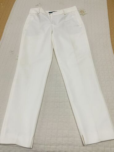брюки белые: Классические, Лето, XS (EU 34)