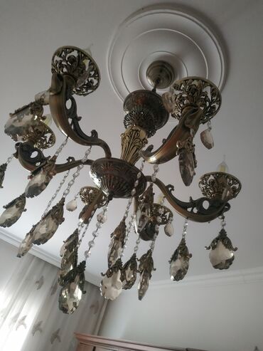 işiğ: Çılçıraq, 6 lampa, Xrustal