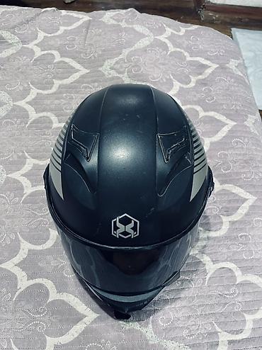 Шлемы: Продаю шлем полноразмерный мотоциклетный шлем с затемнённым визором — 8