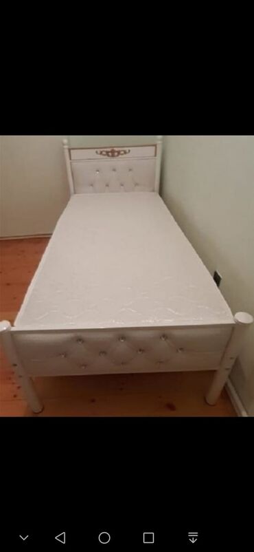 Sifarişlə çarpayılar: Birnəfərlik, Bazasız, Ödənişli matras, Siyirməsiz, Ukrayna, Metal — 23