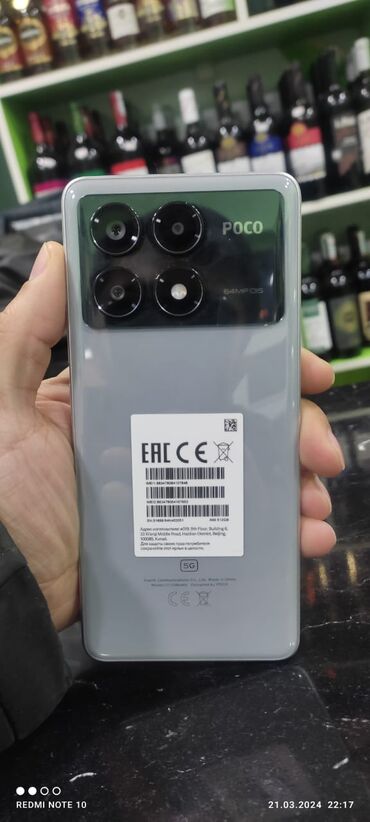 poco x3 pto: Poco X6, 512 GB, rəng - Boz, Zəmanət, Sensor, Sənədlərlə