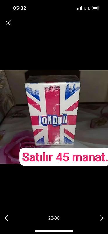 athlete: Oriflame ətirləri - London for Her EDT – 30 ml. Britaniya bayrağı — 1
