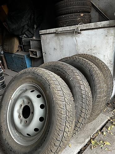 срочно продаю нива: Колеса в сборе 215 / 70 / R 16, Зима, Новый, Комплект, Легковые, Железные, отверстий - 5 — 1
