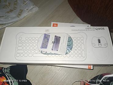 simsiz mikrofon: Klaviatura və siçan dəsti, Heç istifadə olunmayıb, Barter mümkündür — 1