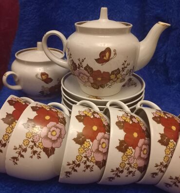 Çay dəstləri və servizlər: Çay dəsti, rəng - Ağ, Farfor — 1