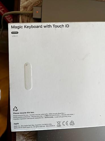 dell notbuk: 2. Apple Magic Keyboard with Touch ID (az işlənmiş) Type-c ilə birgə - — 6