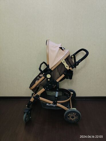 двухместные коляски: Балдар арабасы, түсү - Күрөң, Колдонулган