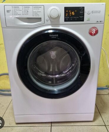 zinger tikiş maşını: Paltaryuyan maşın Hotpoint Ariston, 6 kq, İşlənmiş, Avtomat, Qurutma var, Ünvandan götürmə