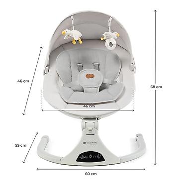 jakne cacak: KINDERKRAFT TULSY električna njihalica/ležaljka – Beige Šifra — 2