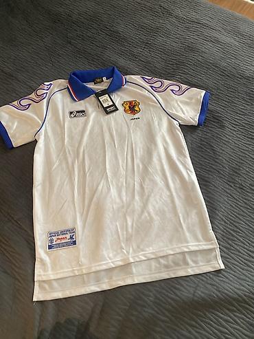 papaq milli: Futbolka, Asics, M, rəng - Ağ — 1