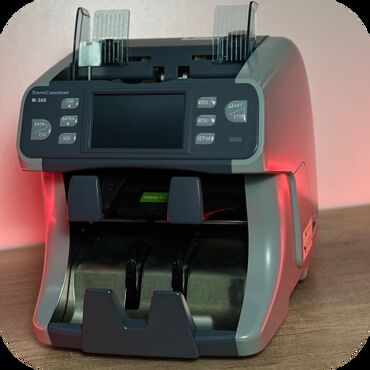 карманный принтер: Som Counter M-300 · Простой пересчёт банкнот · Сквозной пересчёт