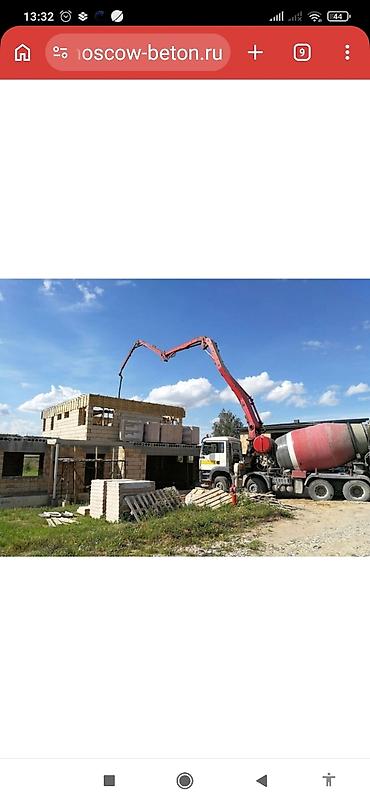 Beton işləri: Beton və beton nasosu xidməti - Tikinti obyektləri üçün hazır betonun — 1
