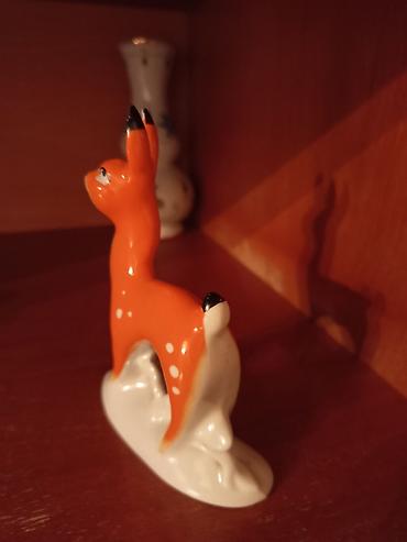 maneki neko top: Fiqur, Keramika, rəng - Narıncı — 2