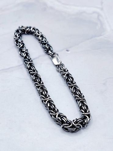 Серебряные цепочки: Цепочка, Бисмарк, Проба 925, Унисекс, Новый — 27