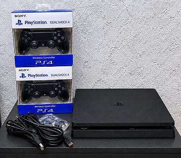 playstation 4 oyunları: PlayStation 4 Slim oyun konsolu paketi Paket tərkibi: - Sony — 2