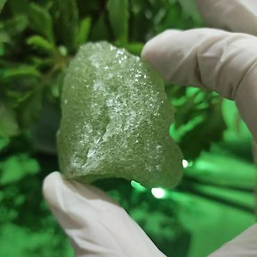 Dekorativ daşlar: Təbii Yaşıl Kristal Daş Satılır | Hədiyyə və Kolleksiya üçün Enerji — 6