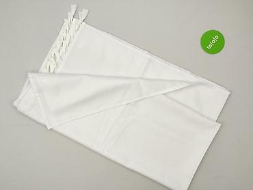 second hand household items: Biała zasłona z frędzlami - Kolor: śnieżnobiały - Wykończenie — 2