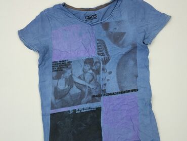 fioletowy t shirty damskie: T-shirt, Asos, XS (EU 34), condition - Fair