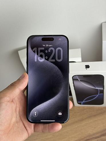 nex 3: IPhone 15 Pro, Б/у, 256 ГБ, Blue Titanium, Зарядное устройство, Защитное стекло, Чехол, 100 % — 2