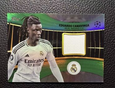 Граммофоны и патефоны: Eduardo Camavinga təsvir edilmiş "Topps Superstars Relic Card"