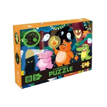 traktori igračke: Puzzle koje svetle u mraku 96komada