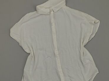 białe eleganckie bluzki z koronką: Blouse, H&M, M (EU 38), condition - Good