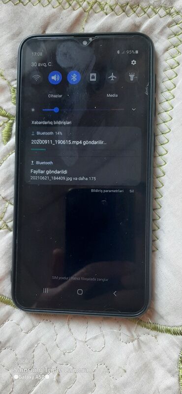 işlənmiş telefonlar a3: Samsung A10e, 32 GB, rəng - Qara, Barmaq izi