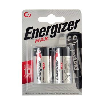 Аксессуары для ТВ и видео: Батарейка energizer max с lr14 2 шт e с батарейками energizer max