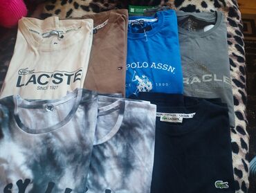 купить спортивный костюм: Futbolka, Lacoste, L, rəng - Qara