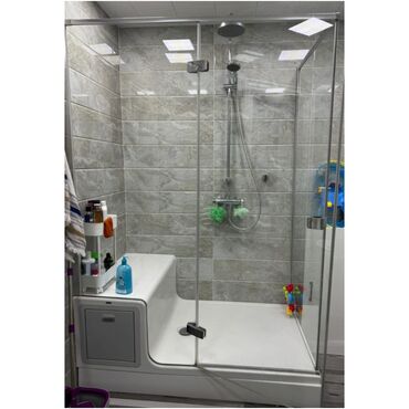 duş dəsti: Üstü açıq kabina