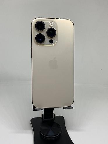 фейс: IPhone 14 Pro, Б/у, 256 ГБ, Золотой, Защитное стекло, Чехол, 79 % — 4