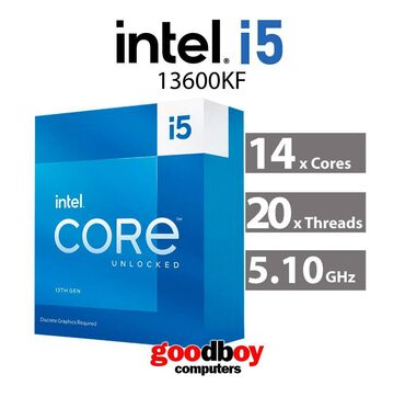 Видеокарты: Процессор, Новый, Intel Core i5, 20 ядер, Для ПК