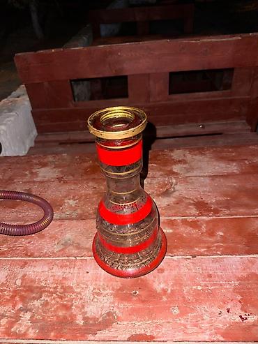 Qalaylı klassik nərgilə dəsti - Material: metal gövdə (gümüşü və mis