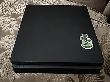 Elektronika: PlayStation 4 Slim (qara) oyun konsolu - Model: PS4 Slim - Rəng — 2