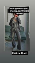 дождевой костюм детский: Qadın geyimləri – bir neçə model 1) Trikotaj dəst - Rəng: boz, şaquli