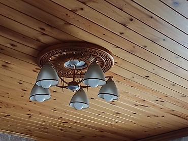 taxta listurlar: Çılçıraq, 5 lampa, Taxta — 3