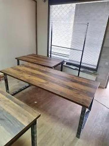 Kancelarijski stolovi: KANCELARIJSKI STO IZRADA PO MERI MODEL TRAPEZ HRAST | Izrada nameštaja — 11