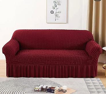 Prekrivači za nameštaj: ✅Rastegljiva navlaka za trosed sa volanom Prekrivaci za Trosed /kauc — 4