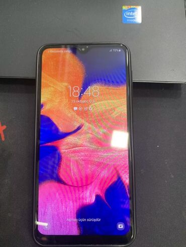 Samsung: Samsung Galaxy A10, 32 GB, rəng - Göy, Zəmanət, Sensor, İki sim kartlı