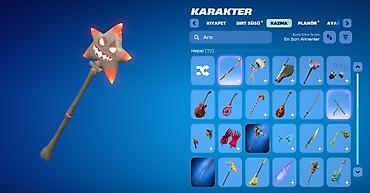 Video oyunlar və konsollar: Fortnite oyun hesabı - 232 skinli hesab - İçində 100 V-Bucks - 32 — 2