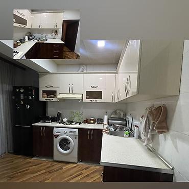 Mətbəx mebeli satılır 450₼. Ölçü dəqiq deyil. Üzərində qaz moyka