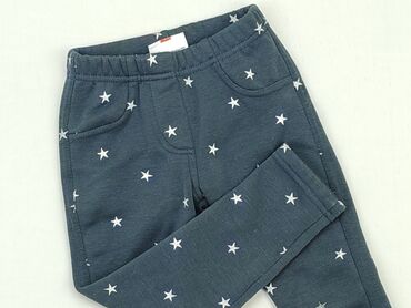 niebieskie szerokie spodnie: Spodnie materiałowe, Topolino, 2-3 lat, 92/98, stan - Dobry