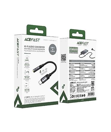 аудио штекер: Это аудиоконвертер ACEFAST J12 USB-C на 3.5 мм. Преобразует цифровой — 1