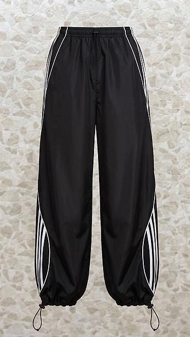 Unisex idman üslublu şalvar Qiymət və ölçü üçün əlaqə - Rəng: qara, ağ