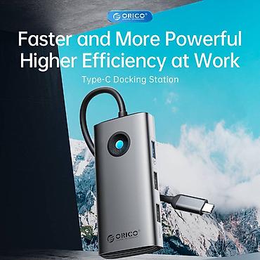 dell notbuk: ⚡ ORICO PW11-6PCR-SV-EP – 6-in-1 USB Hub: GLAN + 2× USB3.0 + Type-C + — 3