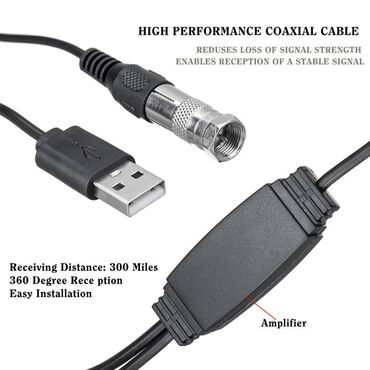 Aksesoari za TV i video: Antena sobna na magnet Digitalna TV sobna Antena sa pojačivačem za — 6